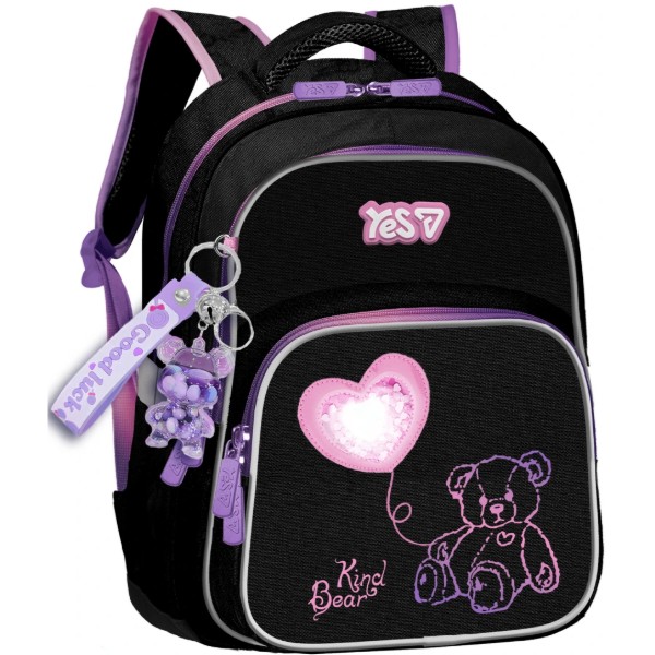 Фото - Рюкзак шкільний YES S-91M Pink Bear (550499)